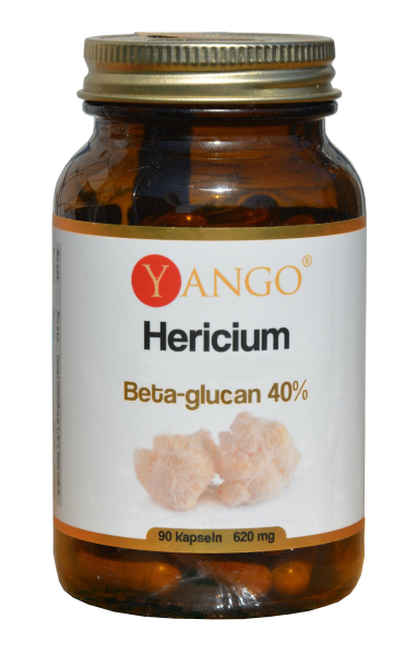 Hericium Extrakt, 60 Kapseln, Pilz zur Bekämpfung Helicobacter pylori, Darmschleimhautentzündung, Gastritis, hohen Cholesterinwerten, bei Nervenschädigung, gegen Tumore im Magen-Darm